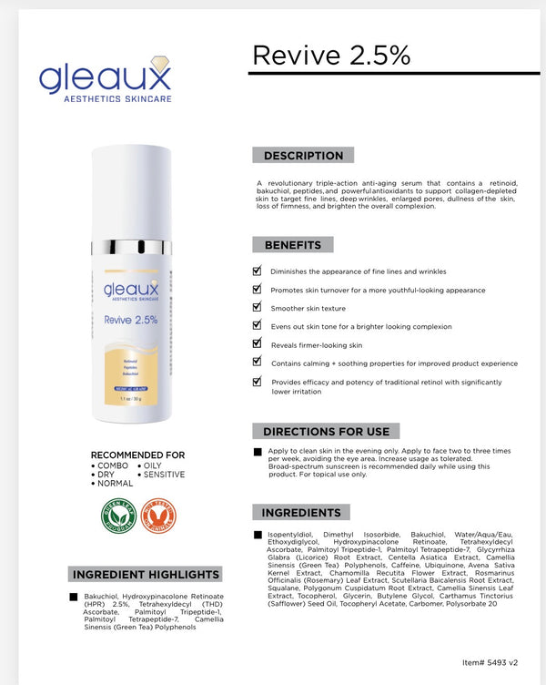 Revive 2.5% (Retinol complex)