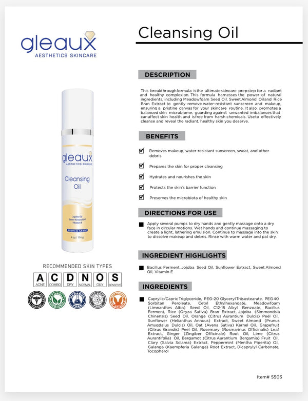 Cleansing Oil